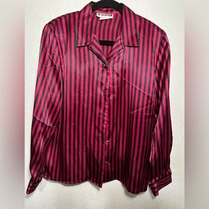 Joan Leslie strip shirt